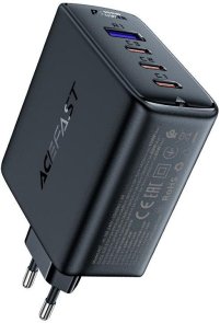 Зарядний пристрій Acefast A37 GaN 100W Black (AFA37B)