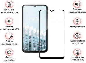 Фото: Захисне скло BeCover for Tecno Pop 6 Pro BE8 - Black (708556) № 3 | KTC