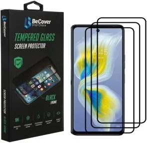 Фото: Захисне скло BeCover for Tecno Camon 18 Premier - Black (707327) № 2 | KTC