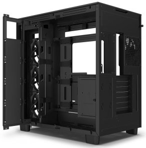 Корпус NZXT H9 Flow Matte Black with window (CM-H91FB-01)