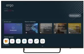 Фото: Телевізор LED Ergo 43WUS9200 (Smart TV, Wi-Fi, 3840x2160) № 2 | KTC