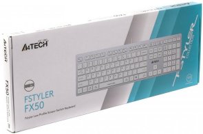 Клавіатура A4tech Fstyler FX-50 USB White