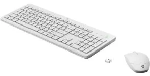Фото: Комплект клавіатура+миша HP 230 Wireless White (3L1F0AA) № 2 | KTC