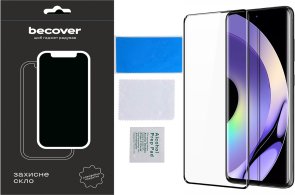 Захисне скло BeCover for Realme 10 Pro Plus - Black (709289)