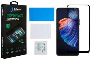 Фото: Захисне скло BeCover for Tecno Pova 3 LF7n - Black (708163) № 2 | KTC