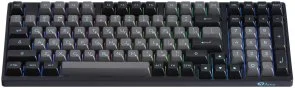 Фото: Клавіатура Akko 3098N 98Key TTC Flame Hot-Swap RGB ENG/UKR Black/Cyan (6925758618311) № 4 | KTC