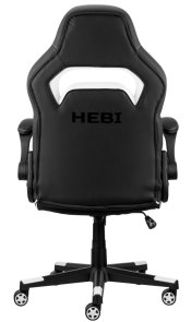 Крісло 2E Hebi Black/White (2E-GC-HEB-BKWT)