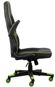 Фото: Крісло 2E Hebi Black/Green (2E-GC-HEB-BK) № 5 | KTC