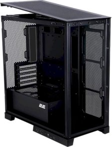 Корпус 2E Gaming Fantom GK701B Black with window (2E-GK701B)