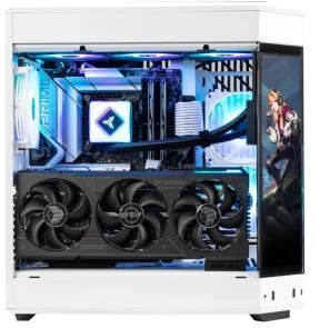 Фото: Персональний комп'ютер ARTLINE Gaming Y60WHITE (Y60Whitev04) - AMD Ryzen 7 7800X3D / 32 ГБ DDR5 / PCI-E SSD 2 ТБ / Nvidia / GeForce RTX 4070, 12 ГБ / AMD B650 / 800 Вт № 3 | KTC