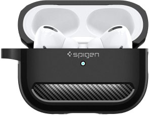 Чохол Spigen for Apple Airpods Pro 2gen - Rugged Armor Black (ACS05482)