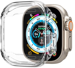 Чохол Spigen for Apple Watch Ultra 49mm - Ultra Hybrid Crystal Clear (ACS05459)