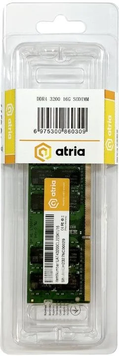 Фото: Оперативна пам’ять Atria DDR4 1x16GB (UAT43200CL22SK1/16) № 3 | KTC