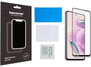 Фото: Захисне скло BeCover for Xiaomi Redmi Note 12S - Black (709751) № 2 | KTC