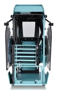Фото: Корпус Thermaltake AH T200 Turquoise Black/Turquoise with window (CA-1R4-00SBWN-00) № 6 | KTC