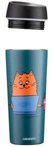 Фото: Термочашка Ardesto Coffee Time Red Cat 450ml Blue (AR2645CG) № 2 | KTC