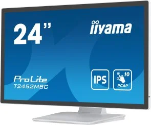 Фото: Монітор iiyama T2452MSC-W1 White - 23.8" IPS / 1920×1080 / 60 Гц № 2 | KTC