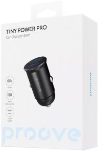 Автомобільний зарядний пристрій Proove Tiny Power Pro 65W Black (ACTP65110001)