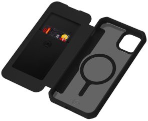 Чохол iTSkins for iPhone 15 HYBRID R Folio Black (AP5N-HYFMA-BKRL)