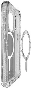 Фото: Чохол iTSkins for iPhone 15 Pro HYBRID R Spark with MagSafe Transparent (AP5X-HBSPM-TRSP) № 3 | KTC
