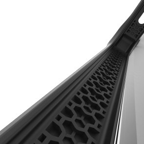 Чохол iTSkins for iPhone 15 Pro Max HYBRID R Stand with MagSafe Black and transparent (AP5U-HMSTD-BKTR)