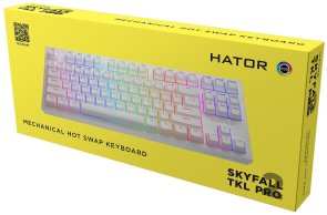 Клавіатура Hator Skyfall 2 TKL Pro USB White (HTK-751)