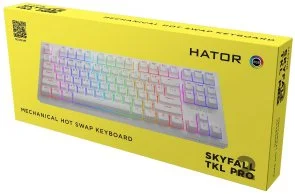 Фото: Клавіатура Hator Skyfall 2 TKL Pro USB White (HTK-751) № 7 | KTC