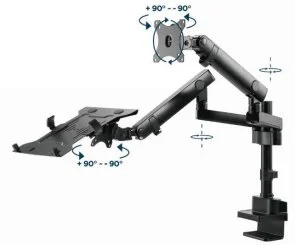Фото: Кронштейн Gembird MA-DA3-02 Black № 9 | KTC