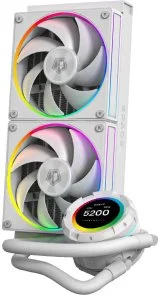Фото: Система рідинного охолодження ID-COOLING Space LCD SL240 White (SL240 WHITE) № 2 | KTC