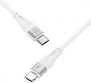 Кабель Proove Soft Silicone 60W Type-C/Type-C 1m White (CCSO60002202)
