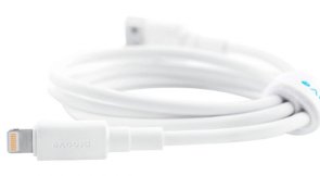 Кабель Proove Small Silicone 2.4A AM / Lightning 1m White (CCSM20001102)