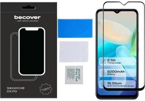 Фото: Захисне скло BeCover for Vivo Y02/Y02A - Black (709275) № 3 | KTC