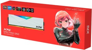 Оперативна пам’ять A-Data XPG Spectrix D50 RGB White DDR4 1x8GB (AX4U36008G18I-SW50)