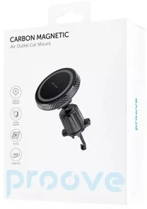 Фото: Кріплення для мобільного телефону Proove Carbon Magnetic Air Outlet Car Mount (CHCM00000001) № 6 | KTC