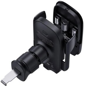 Кріплення для мобільного телефону Baseus Milky Way Pro Series Wireless Charging Electric Car Mount Phone Holder 15W (C40357000111-00)