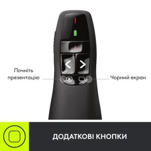Фото: Презентер Logitech Wireless Presenter R400 (910-001356) № 4 | KTC