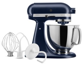 Планетарний міксер KitchenAid Mixer tilt-head 4.8L Artisan 5KSM125 Ink Blue (5KSM125EIB)