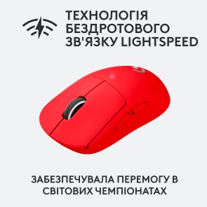 Миша Logitech G Pro X Superlight Red (910-006784)