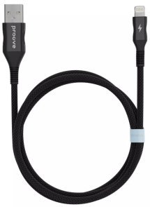 Кабель Proove Braided Scout 2.4A AM/Lightning 1m Black (CCBS20001101)