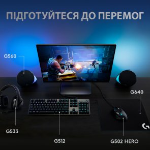 Клавіатура Logitech G512 Carbon Lightsync RGB Mechanical US GX Blue Black (920-008946)