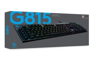 Клавіатура Logitech G815 Gaming Mechanical GL Linear RGB USB UA Black (920-009008)