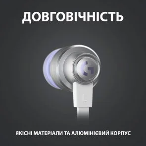Фото: Навушники Logitech G333 White (981-000930) № 6 | KTC