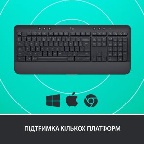 Клавіатура Logitech Signature K650 Wireless Graphite (920-010945)