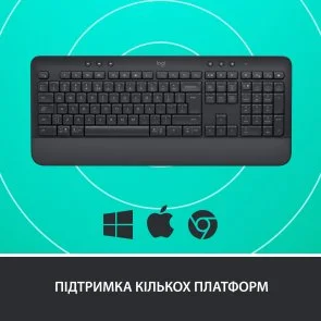 Фото: Клавіатура Logitech Signature K650 Wireless Graphite (920-010945) № 6 | KTC