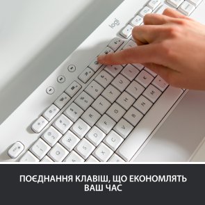  Клавіатура Logitech Signature K650 Wireless Off White (920-010977)