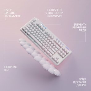 Клавіатура Logitech G715 Tactile Off White