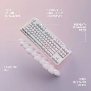 Фото: Клавіатура Logitech G715 Tactile Off White (920-010465) № 5 | KTC