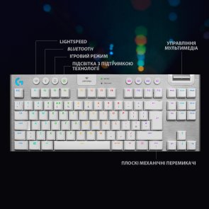 Клавіатура Logitech G915 TKL Tactile White