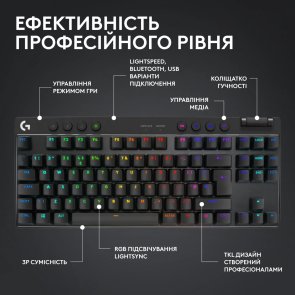 G Pro TKL Lightspeed BT/WL Black