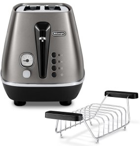 Тостер DeLonghi CTIN 2103 TB Distinta Titanium